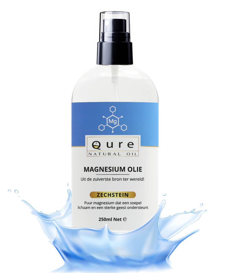 Mangesiumolie spray fles qure natural oil
